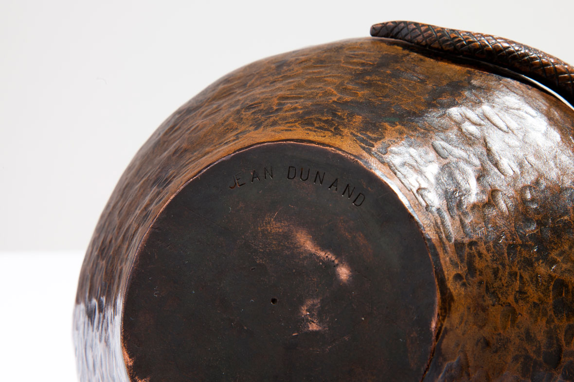 Dunand Snake Vase